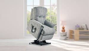 Lincoln recliner arm chair in grey sold at multicare