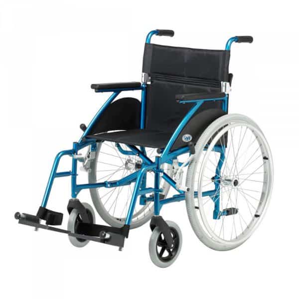 Self Propell Blue Wheelchair
