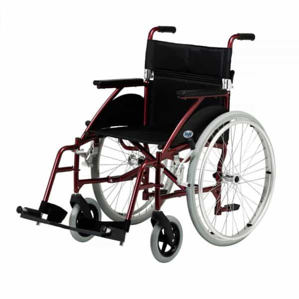Self Propell Red Wheelchair