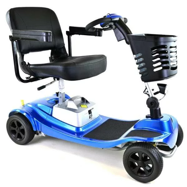 Marlin mobility scooter in blue and black