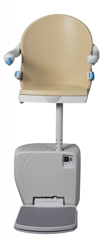 Handicare 4000 Stand up Perch Seat in a Neutral Colour Fabric